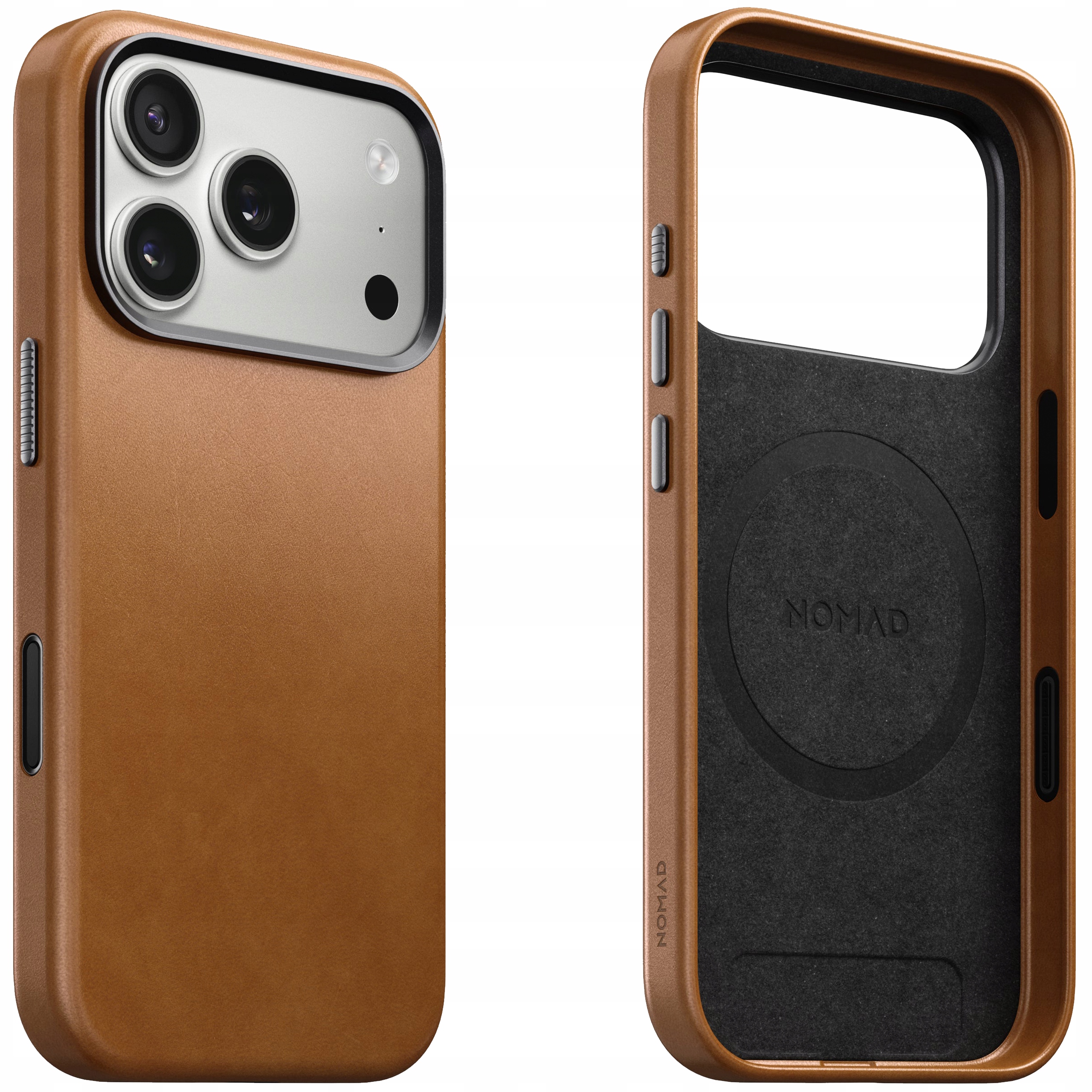 Nomad Leather Case Kožené puzdro s MagSafe pre iPhone 17 Pro