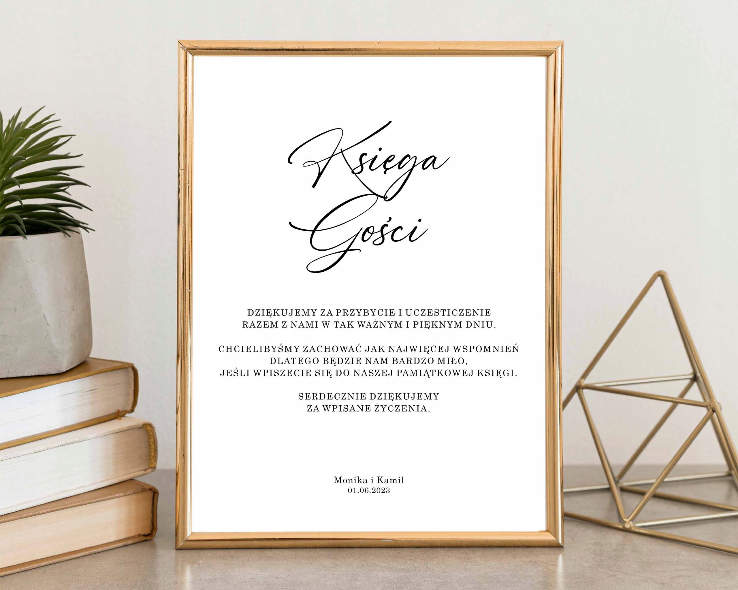 Księga gości powitanie wesele ślub pamiątka PDF