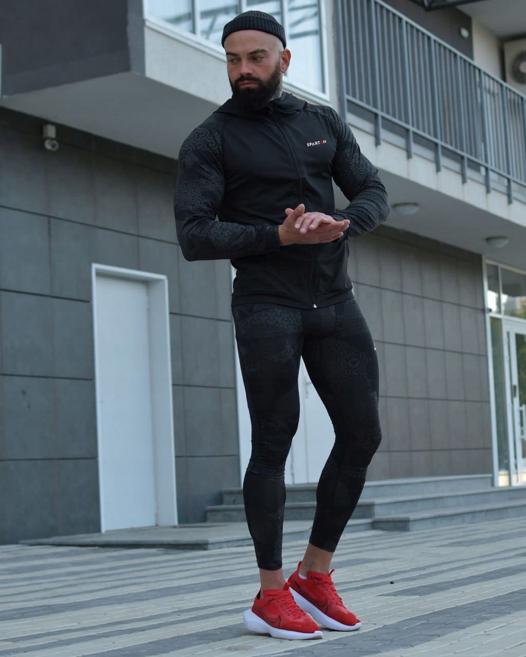 ODZIEŻ BIELIZNA BLUZKA T-SHIRT RASHGUARD GETRY SZORTY TERMOAKTYWNA SPORT 5x Materiał dominujący poliester