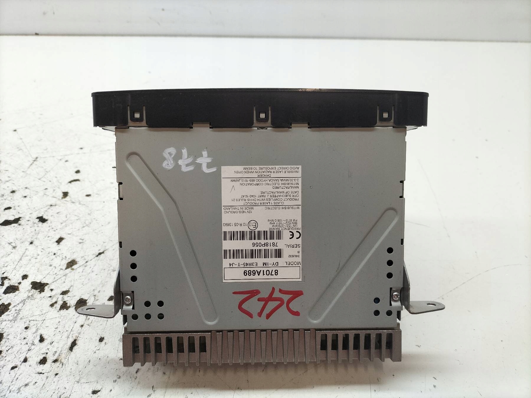 RADIO 8701A689 DY-1M E3R45-T-J4 Mitsubishi ASX e (2010- )