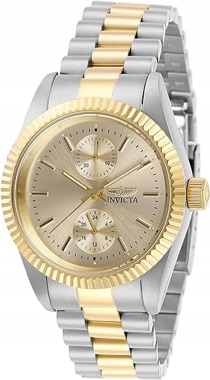 Zegarek Invicta 29440 Damski Srebrno-Złoty