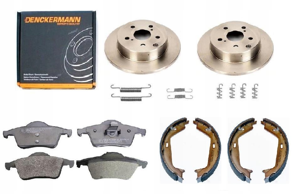 Kotouče Kostky Čelisti Volvo S60 S80 V70 II Zadní Sada