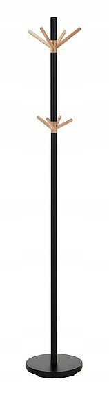 Stojací vešiak Uno čierny buk do predsiene Sig