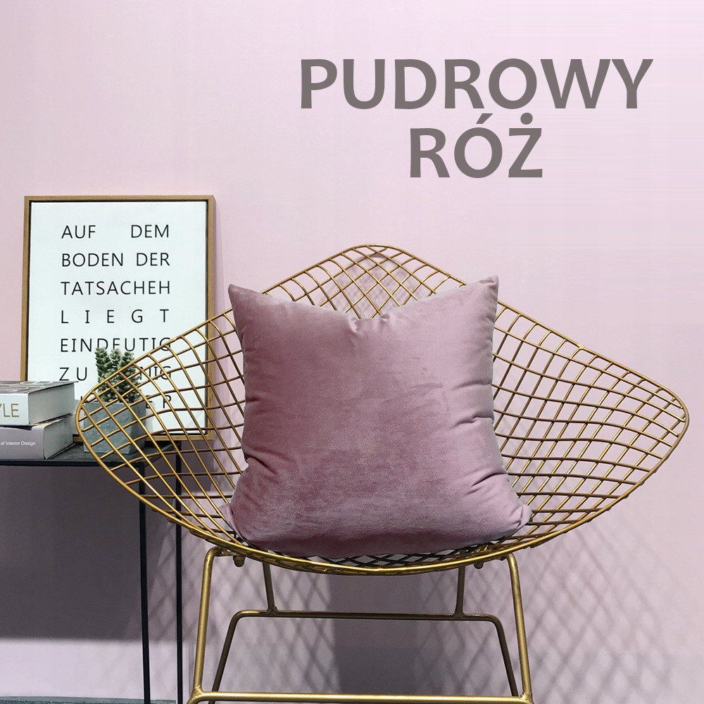 POSZEWKA NA PODUSZKĘ WELUROWA VELVET 40X40 WELUR 2 Marka RoomTime