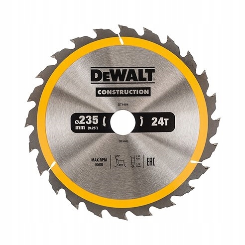 Kotoučová Pila Na Dřevo 235/30 MM, 24 Zubů – Dw DT1954-QZ