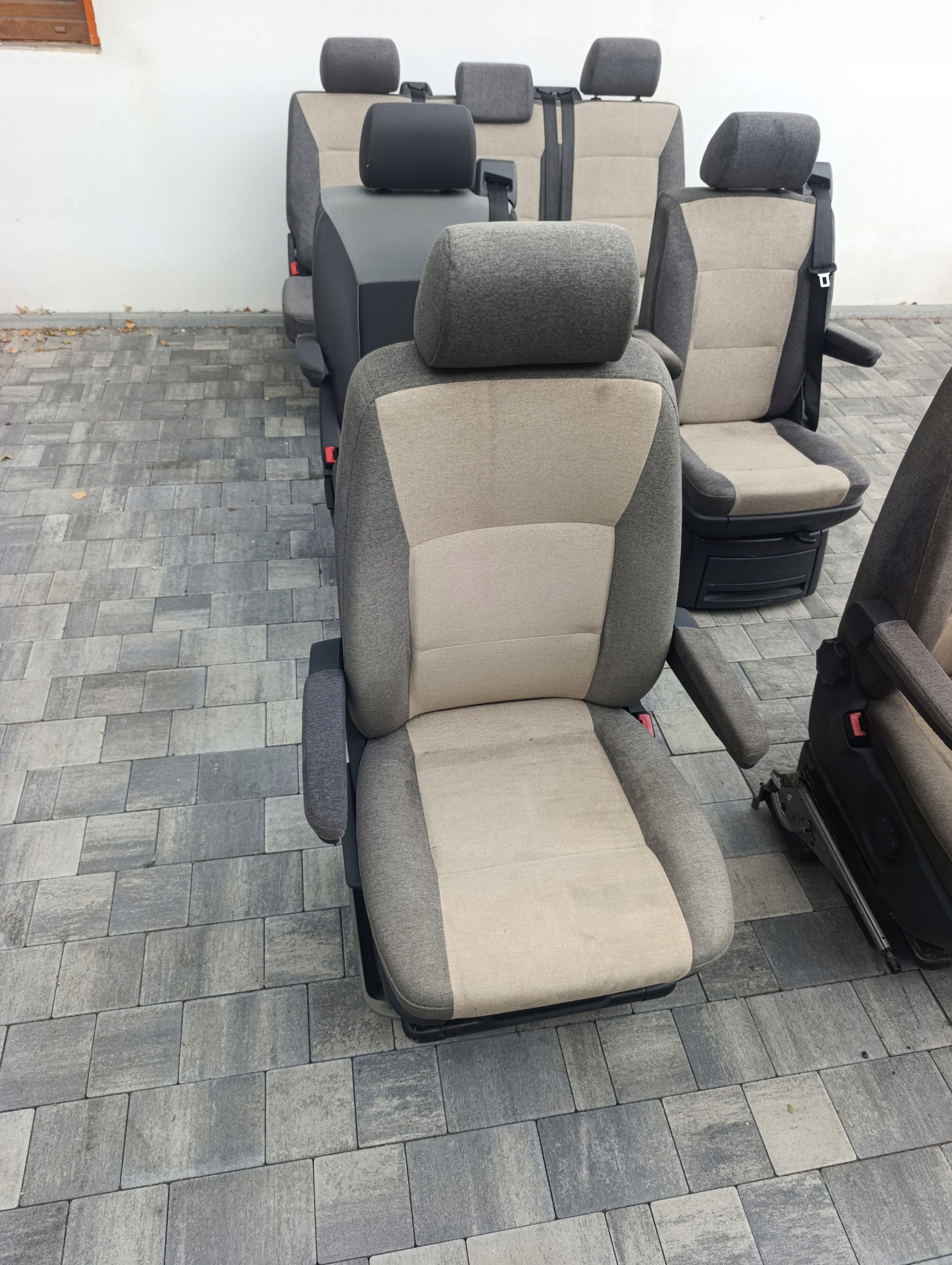 VW T5 T5 LIFT T6 Multivan Komplet seats front left/ right pasazer/kierowca