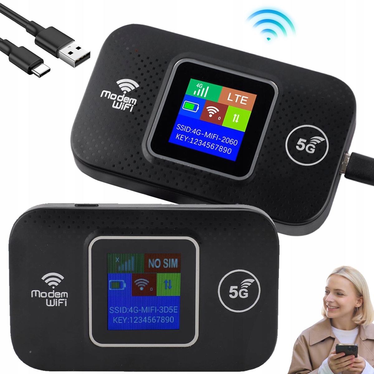 Router mobilny kieszonkowy router WiFi 4G LTE