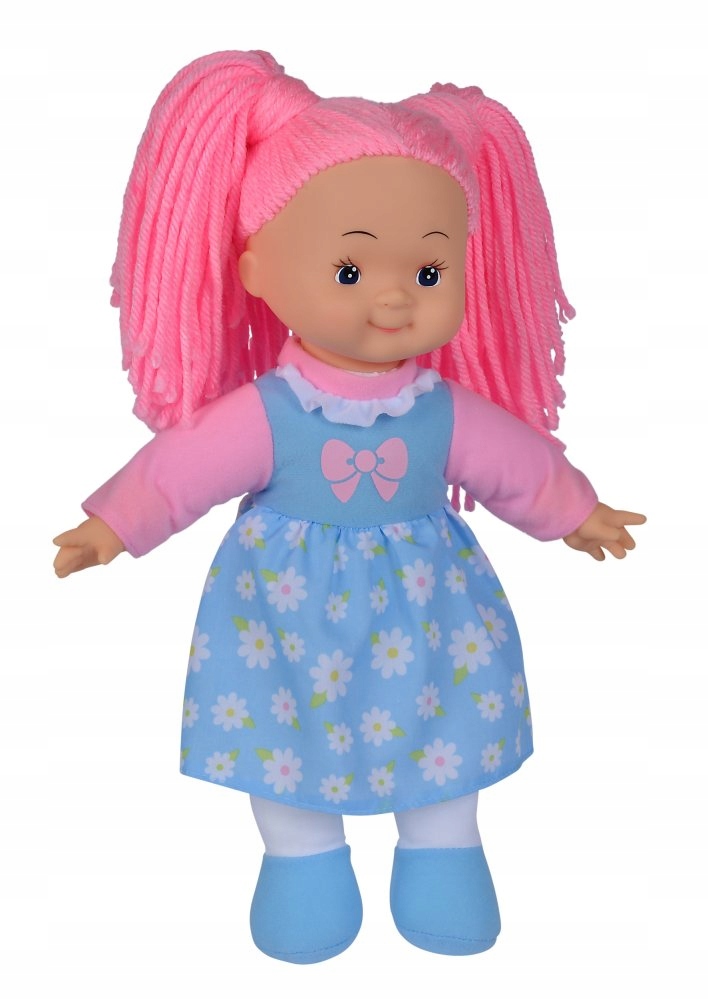 

Lalka Szmacianka 38 cm Różowe Włosy Pyzatka Simba