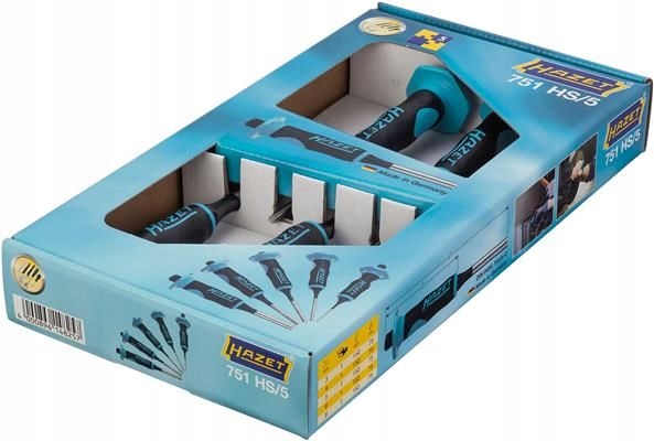 ZESTAW WYBIJAKA ZAWLECZEK 751HS 5 HAZET Producent code 751HS 5