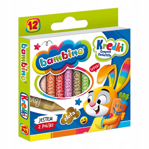 

Kredki świecowe Bambino (12 kol)