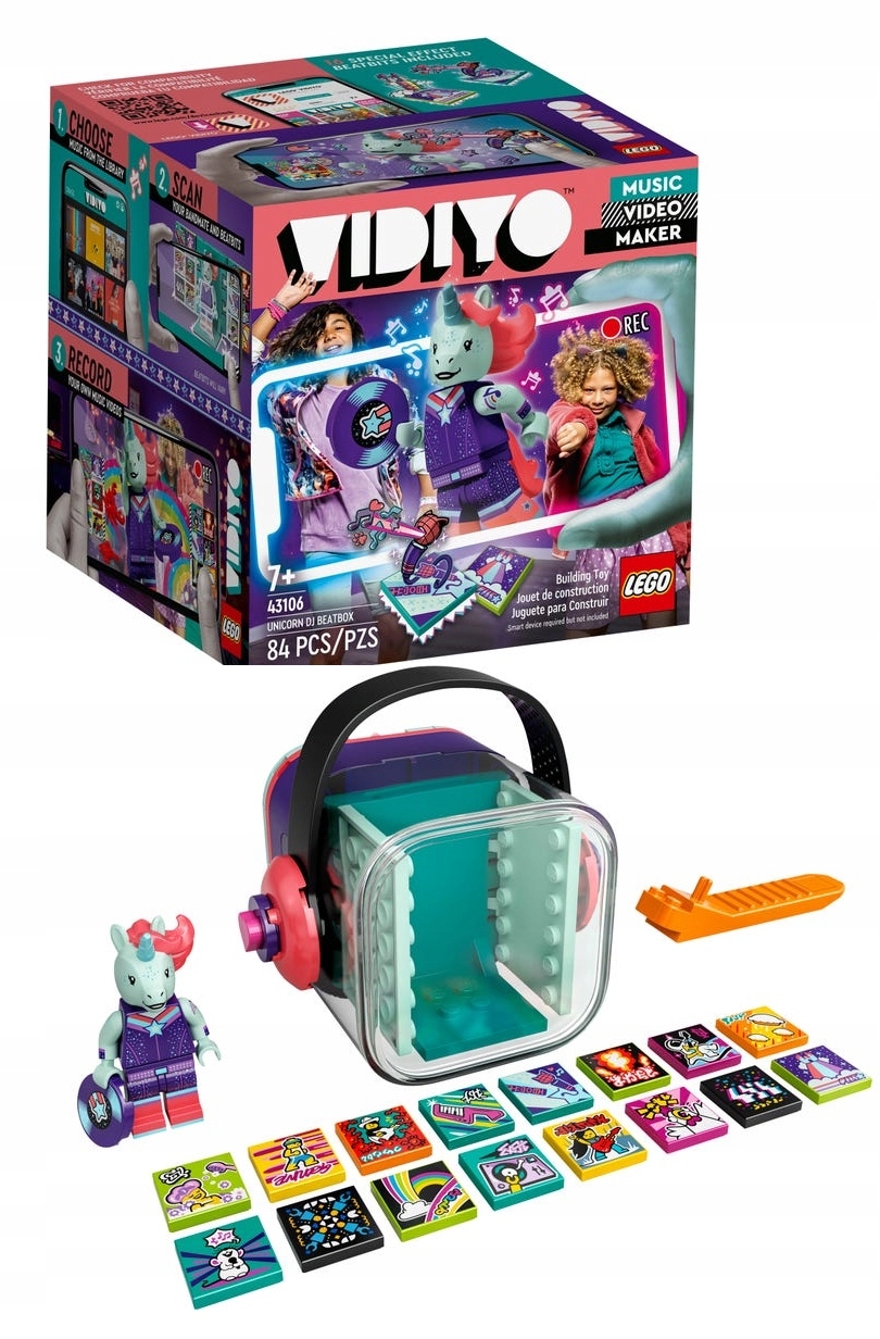 stavebnice Lego Unicorn Dj Beatbox 43106
