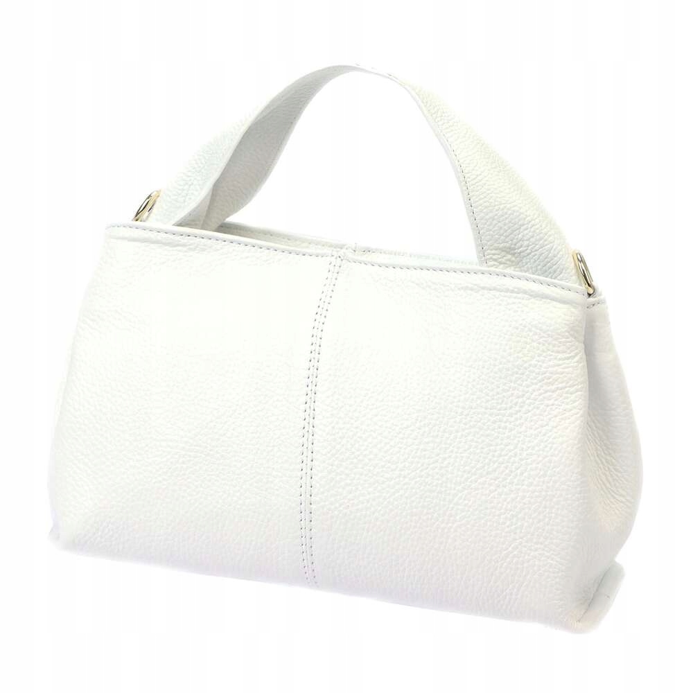 Dámská kožená kabelka Luka 24-061 Dollaro Bílá Kabelka Přes Rameno Crossbody