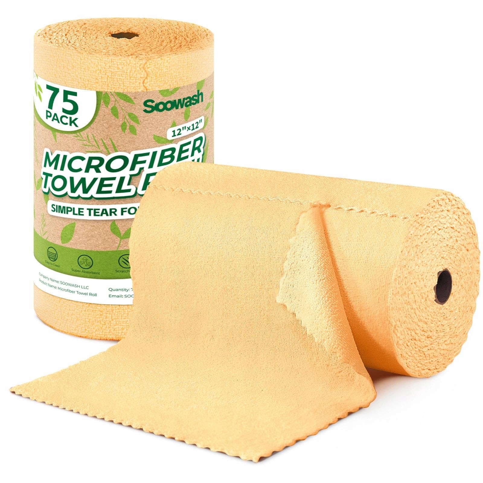 Levně Soowash Mikrovlákno 75 Kusů pro čištění auta v kuchyni domu 30x30 cm