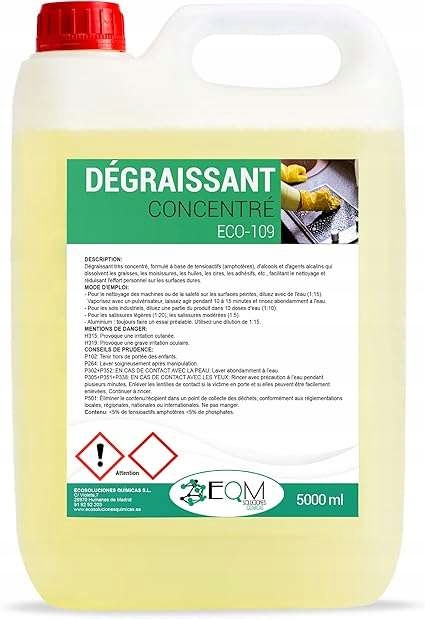 Levně Eqm Quimicas ECO-109 5 Koncentrovaný odmašťovač pro více povrchů.