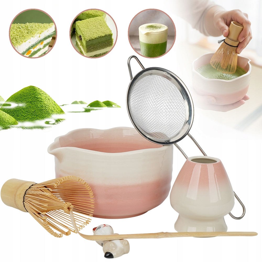 Keramický Čajový Set Matcha Pro Milovníky Čaje Jako Dárek