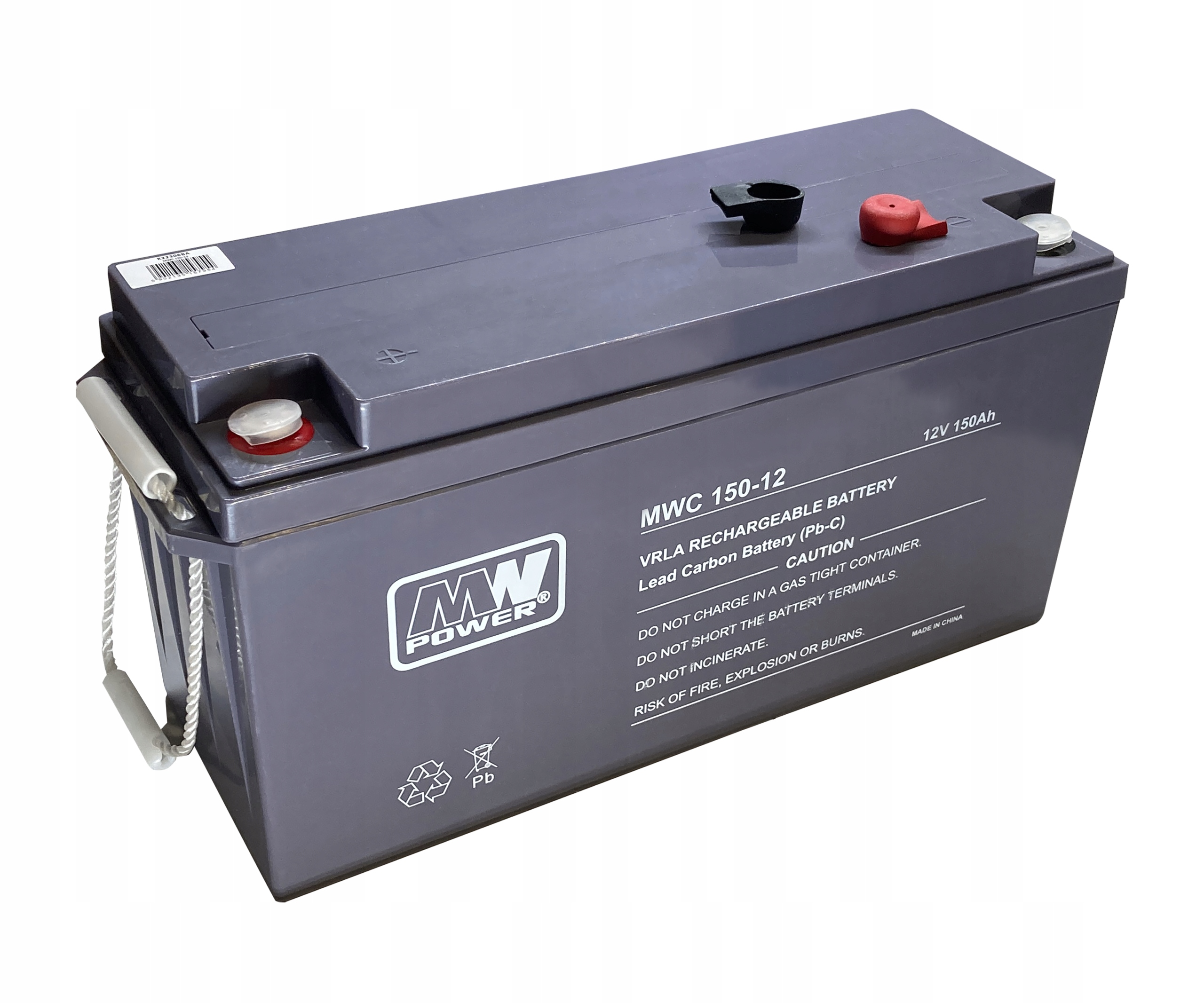 Mwc 150-12: akumulátor Agm (pb-c) 12V/150Ah, 484x170x241mm, M8