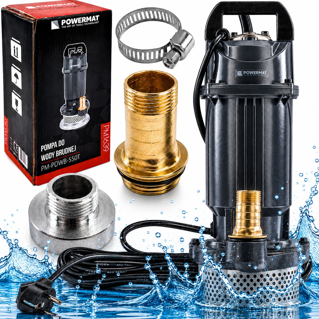 Pompa zatapialna Powermat 550 W 7500 l/h