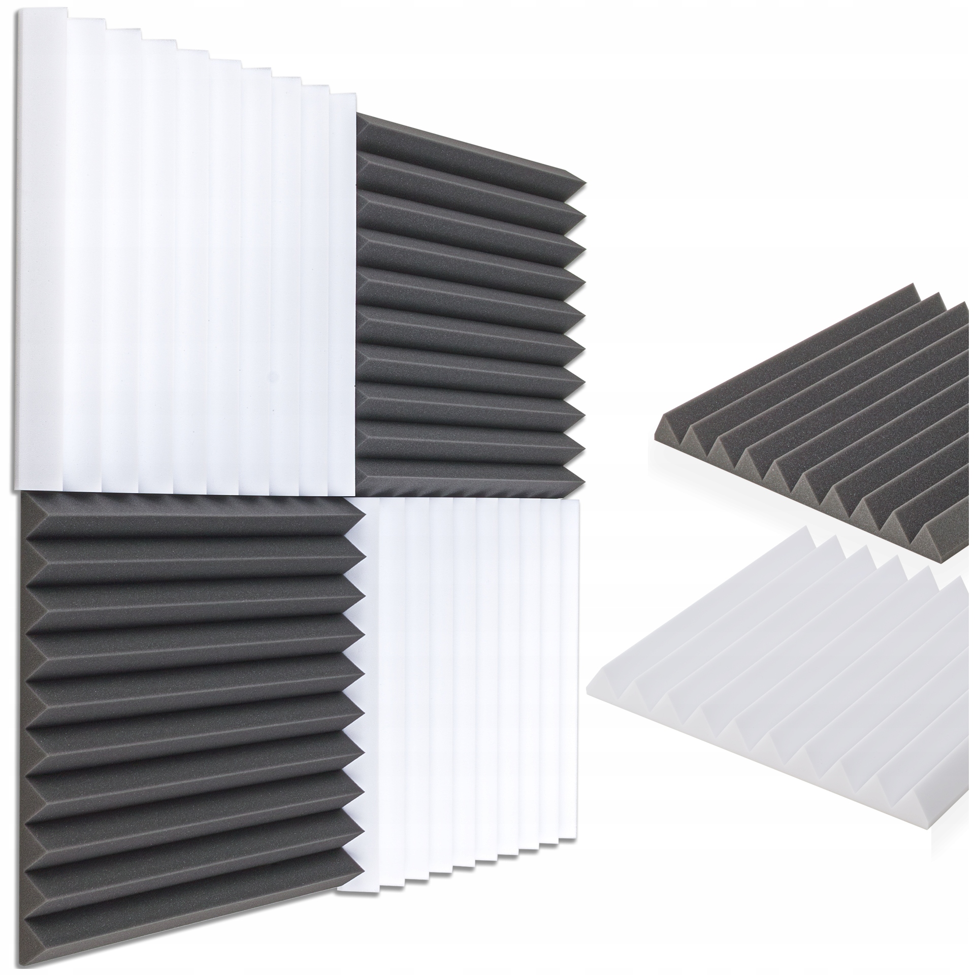 Akustický absorbér, absorpční pěna Bitmat, absorpce echo akustika