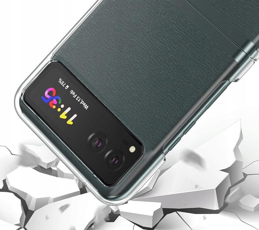 ETUI KLAPKA CLEAR HARD CASE DO MOTOROLA RAZR 40 5G Typ plecki