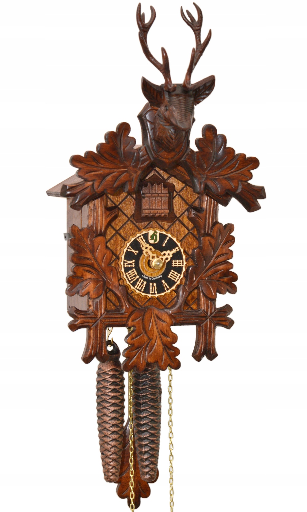 Zegar wiszący z kukułką Hönes K1223 18x43 cm