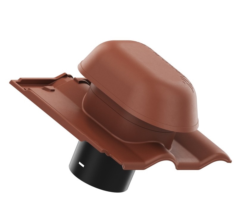 Odvětrání San Alu 125 Tandem Červená Přírodní Barva