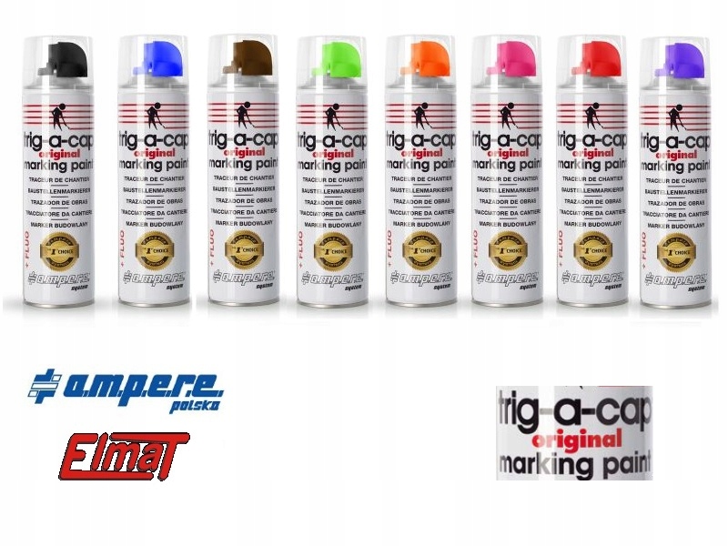 

Farba geodezyjna Ampere trig-a-cap original 12szt