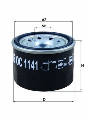 Filtr oleju Mahle OC1141