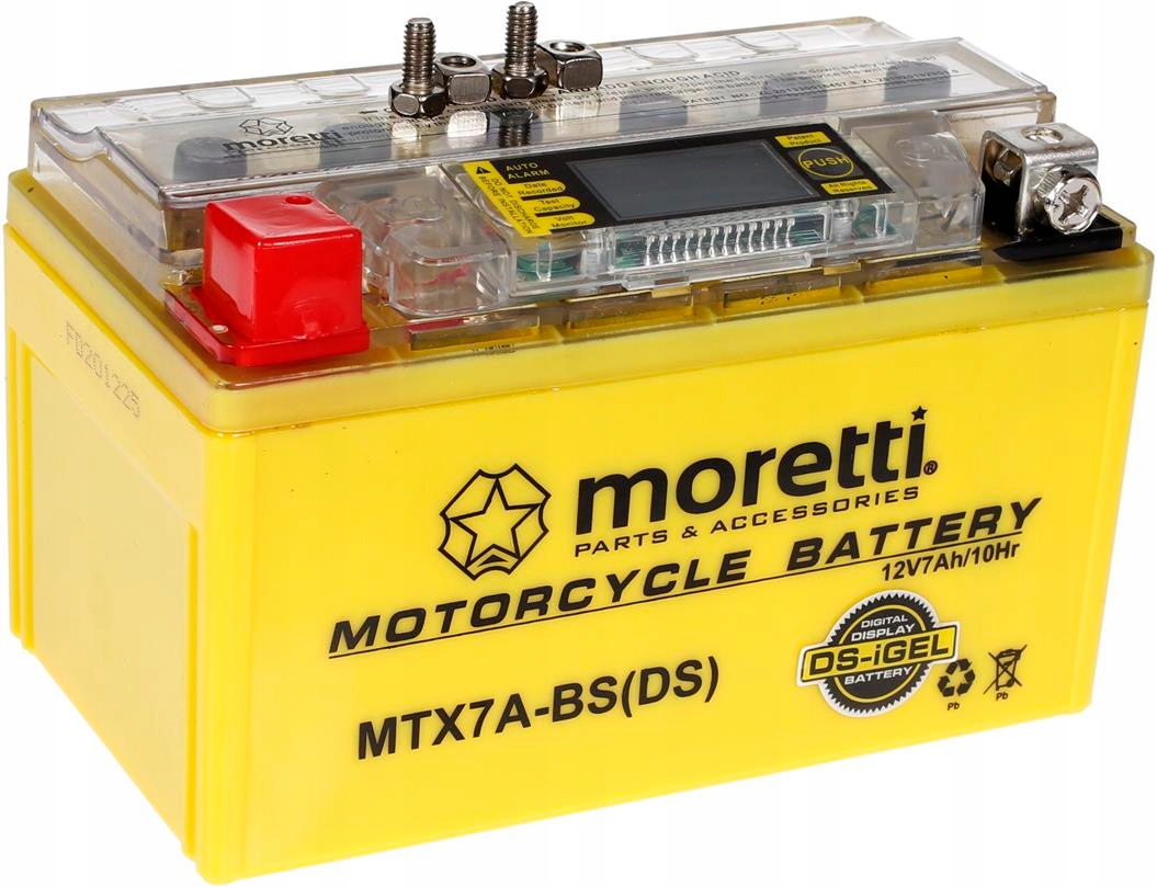

Akumulator Żelowy Moretti YTX7A-BS/MTX7A-BS Zipp