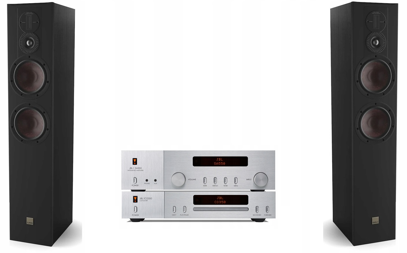 Jbl SA550 Classic CD350 CD Prehrávač Dali Opticon 6 Mk2 Black