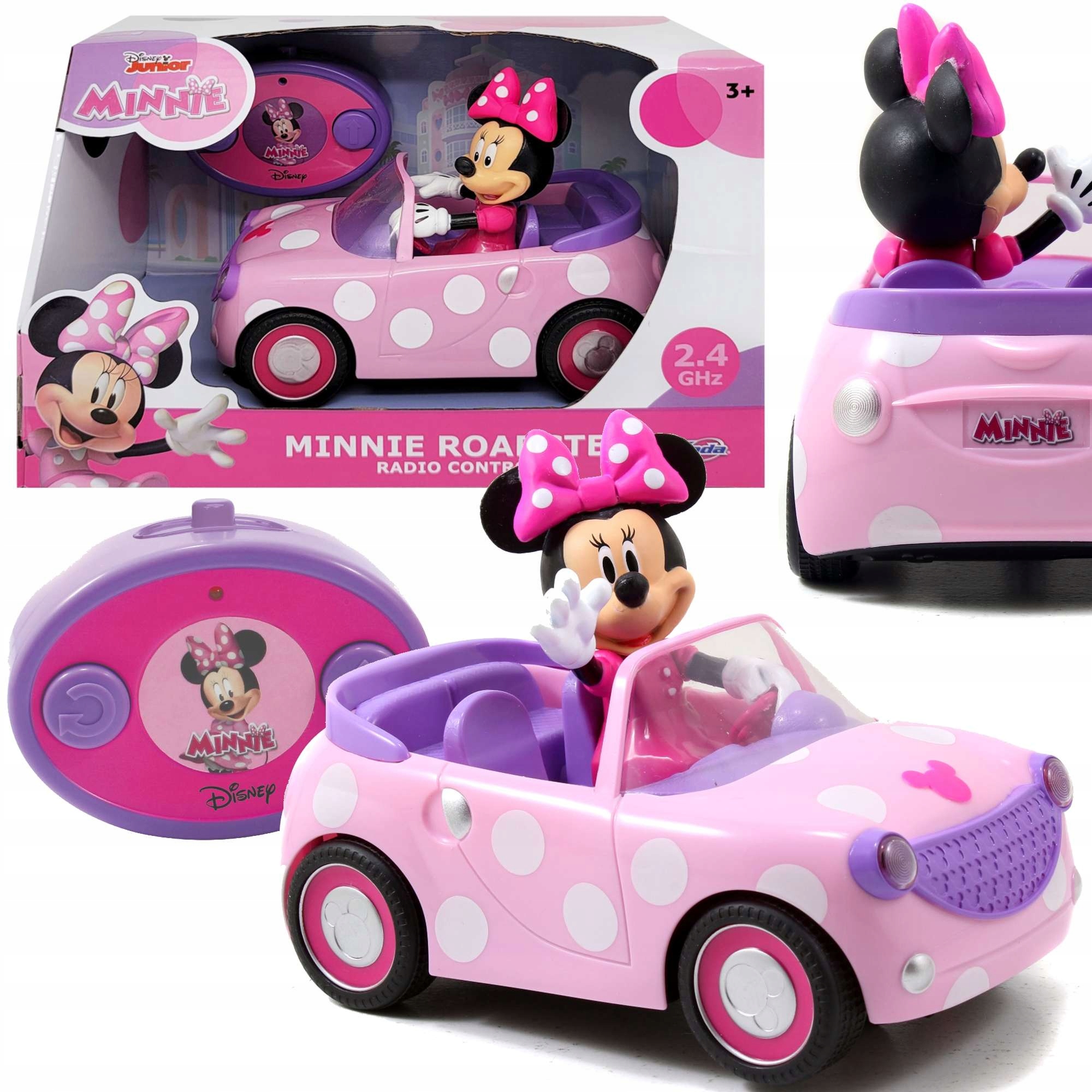 

Disney Myszka Minnie Zdalnie Sterowany Kabriolet