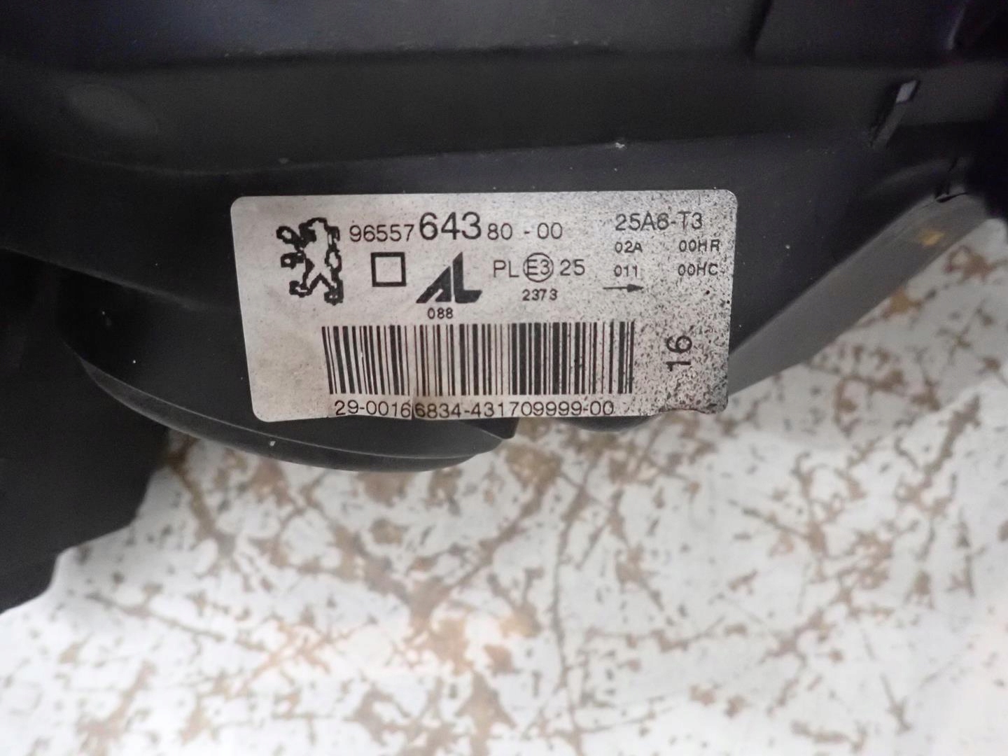 light front front left PEUGEOT 307 LIFT 2005-2008