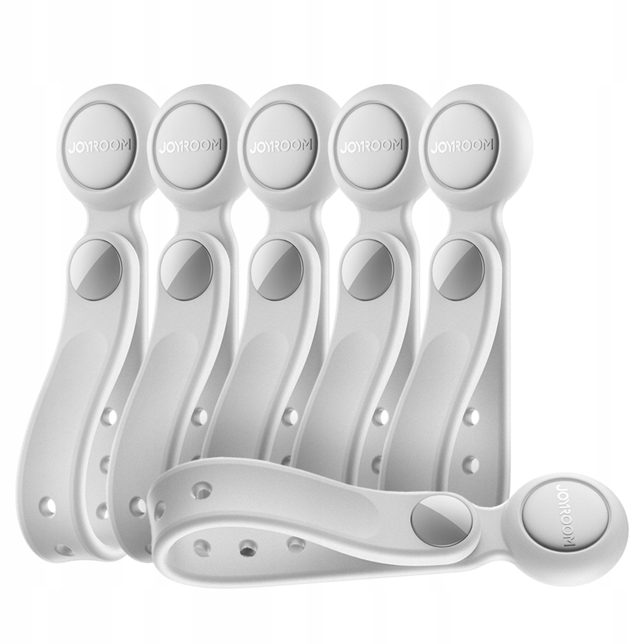 Organizer na kable Joyroom Jr- ZS422 opaska silikonowa, z magnesem, zestaw