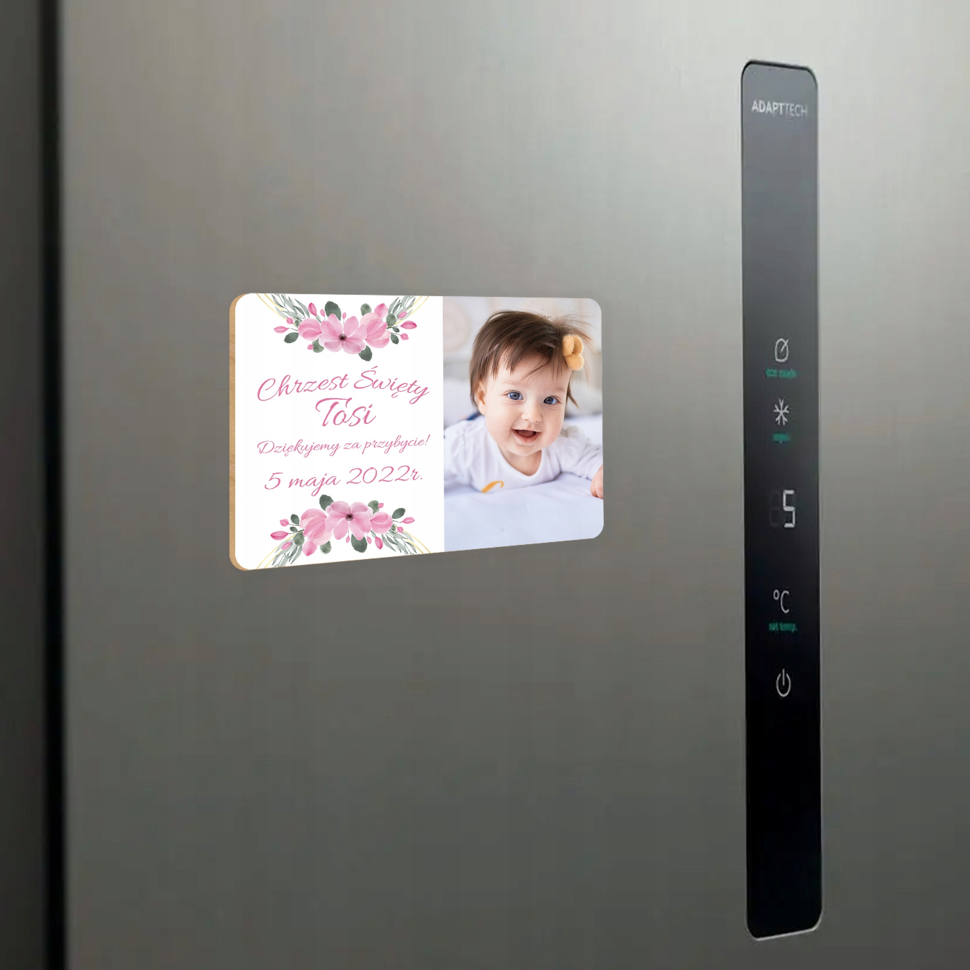 10x PODZIĘKOWANIA MAGNES CHRZEST GOŚCI ZDJĘCIE Y2 Rodzaj inny