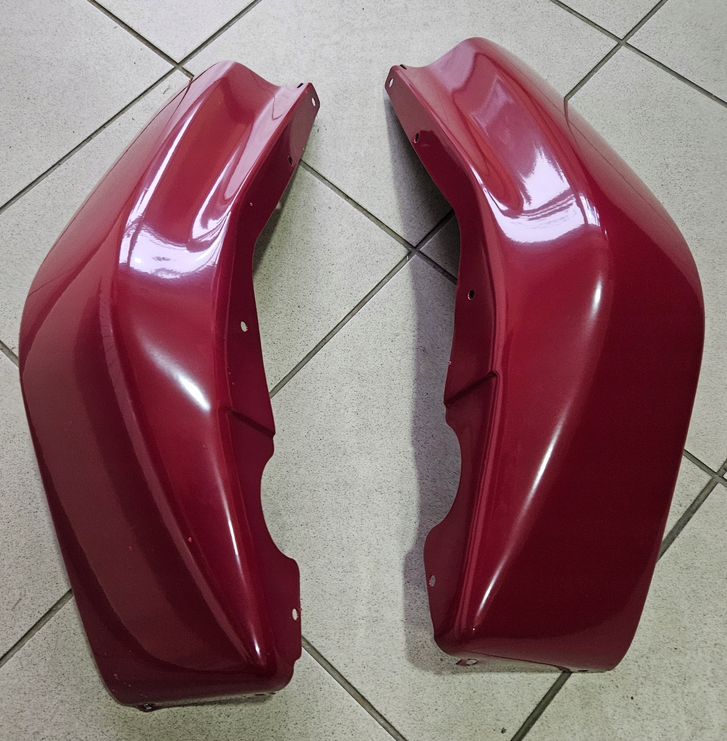 Osłona kolan nóg MZA niebieska do motorowerów Simson SR50/SR80 kpl.