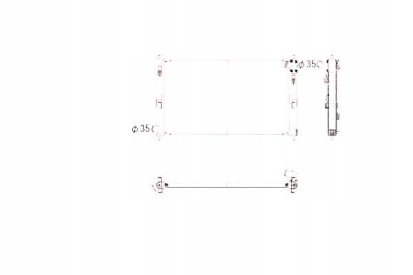Nrf Chladič Peugeot 4007 Mitsubishi Outlander 07