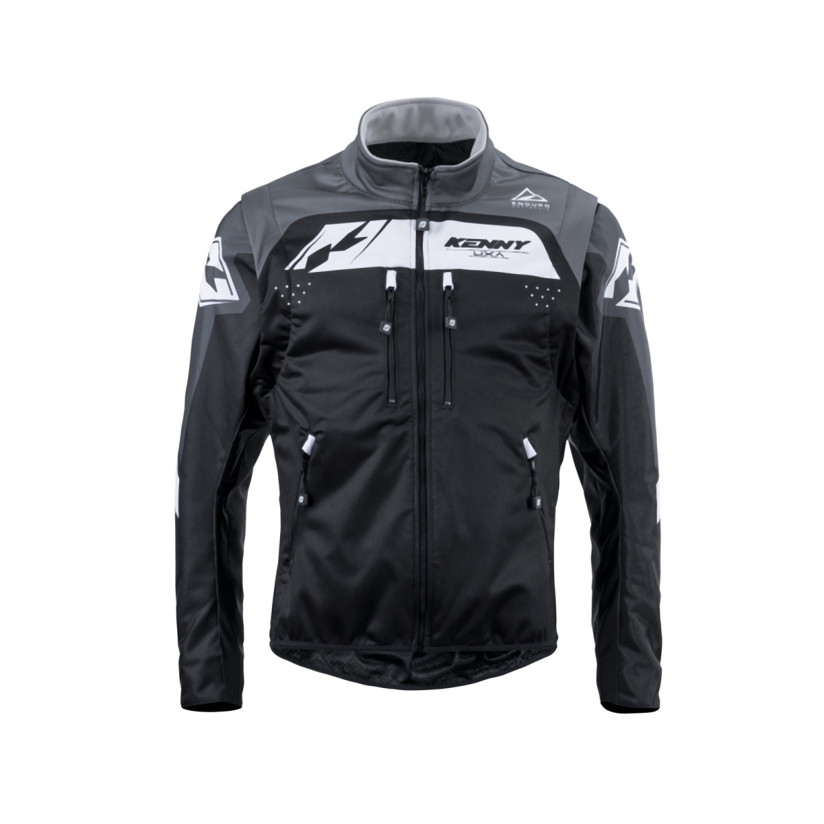 Kenny Racing Bunda Adventure/enduro Model Softshell Grey Farba Čierna/sivá