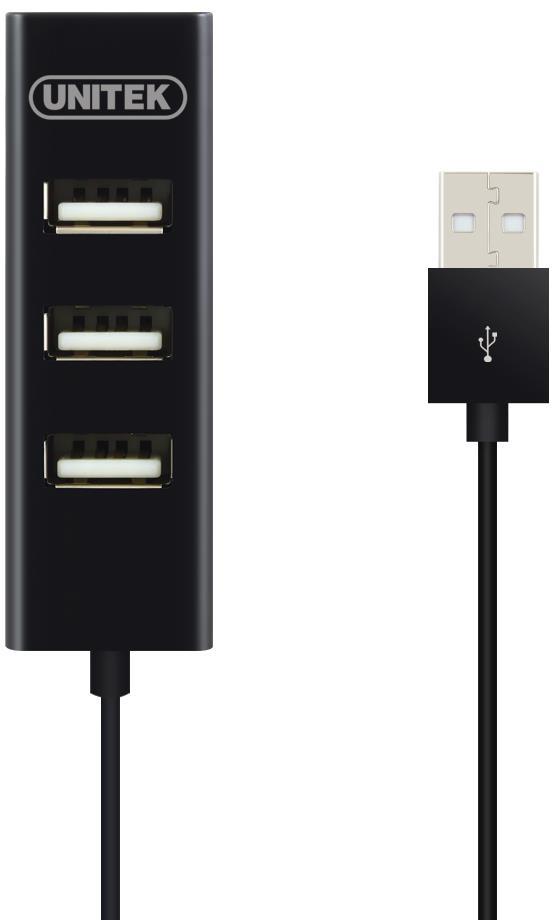 

Rozgałęziacz Hub Unitek Y-2140 4x Usb 2.0 czarny