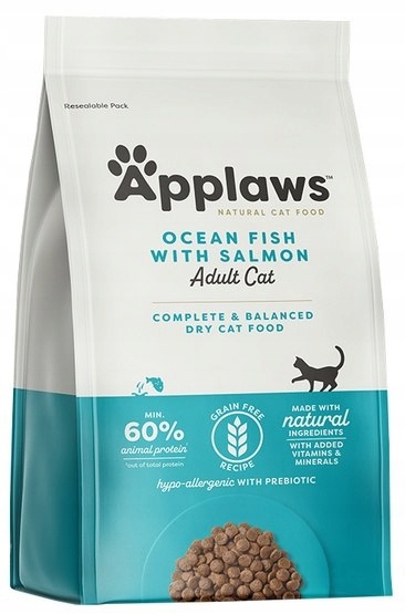 Levně Applaws Cat Adult Ocean Fish & Losos 1,8 kg