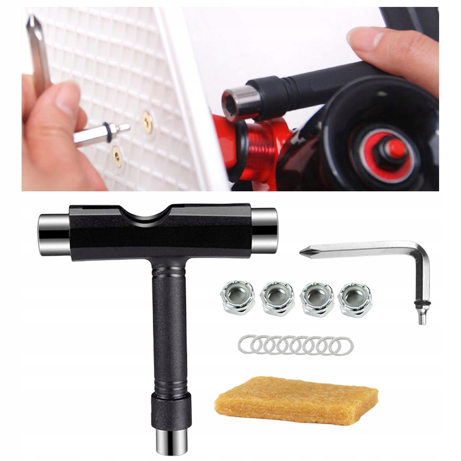 Skate Tools Kit Skateboard Tool Wrench Spanner Długość 10
