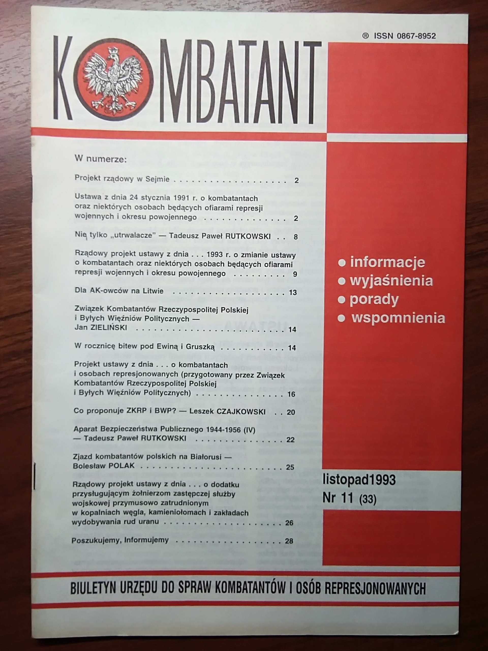KOMBATANT Nr 11/1993