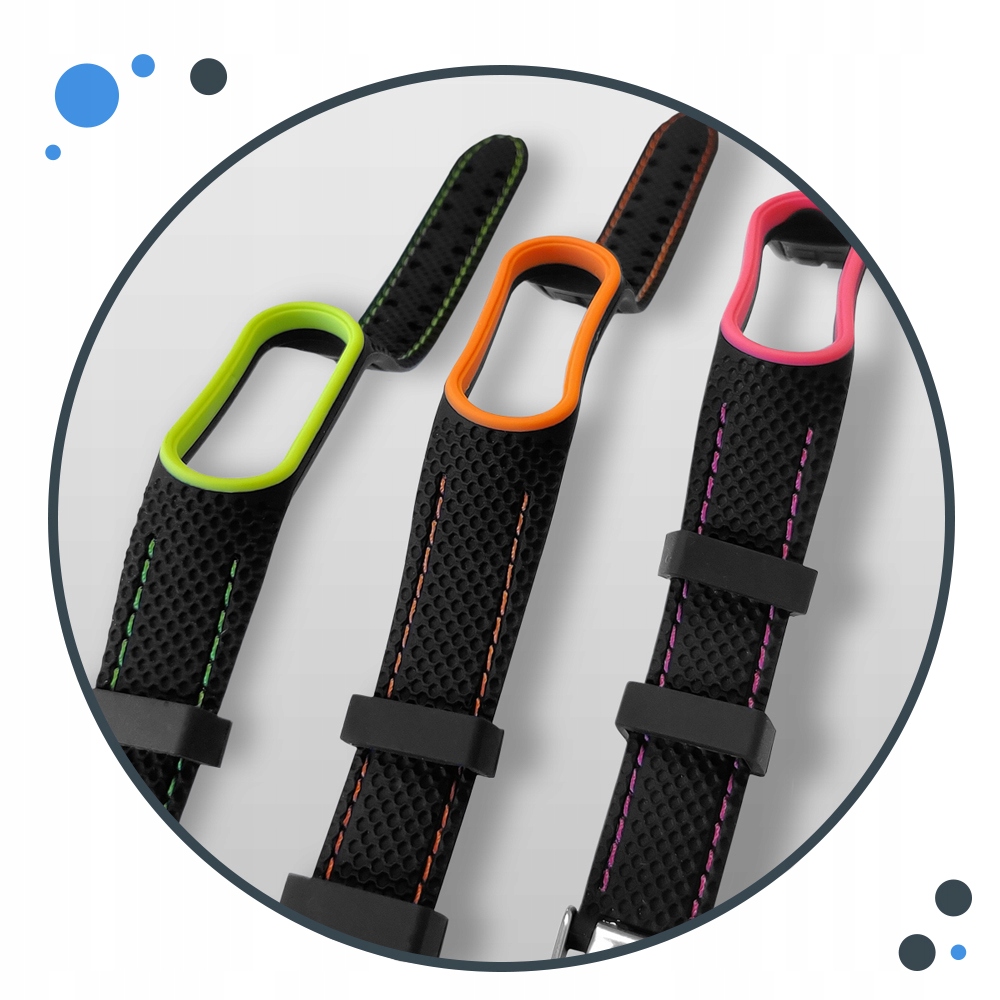 OPASKA PASEK SPORTOWA do XIAOMI MI BAND 3/4 KOLORY EAN (GTIN) 5903810577951