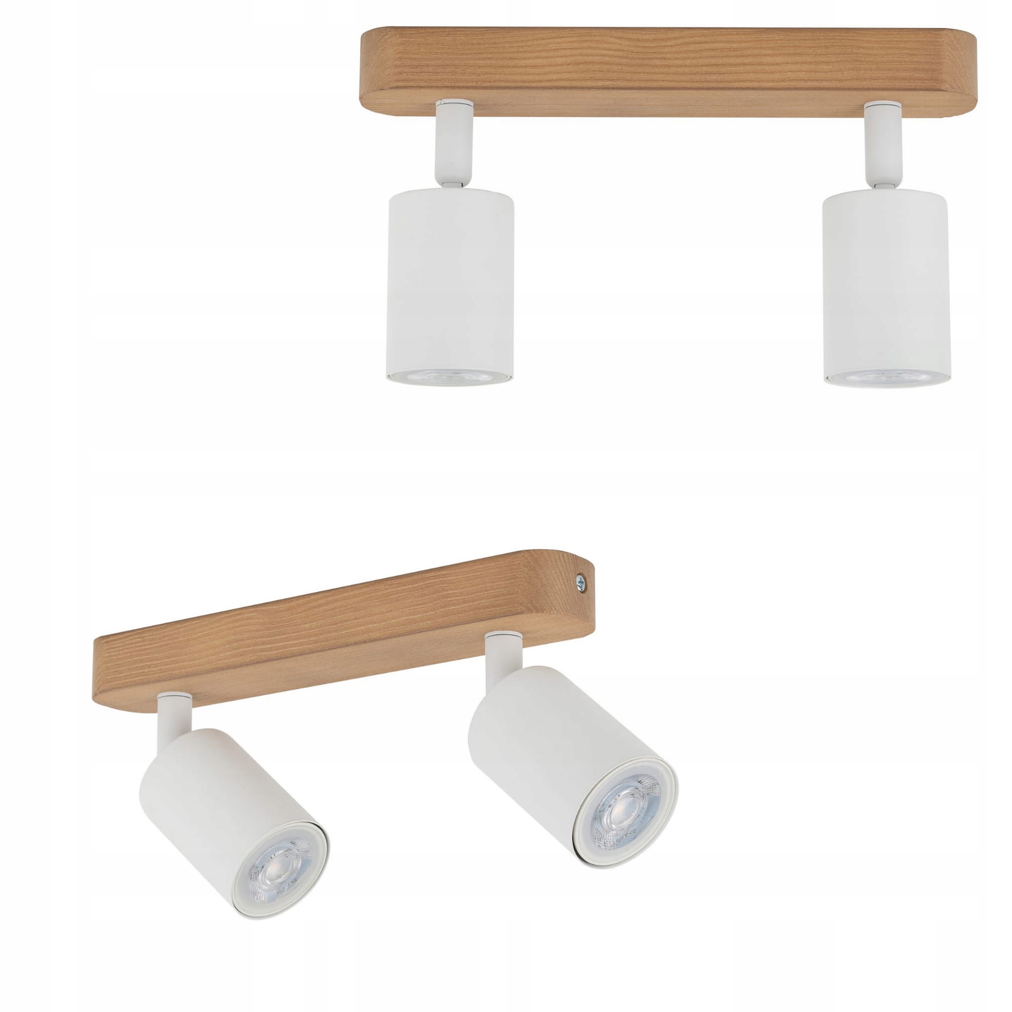 Stropní svítidlo Top Wood s nastavitelnými reflektory do kuchyně Tk Lighting