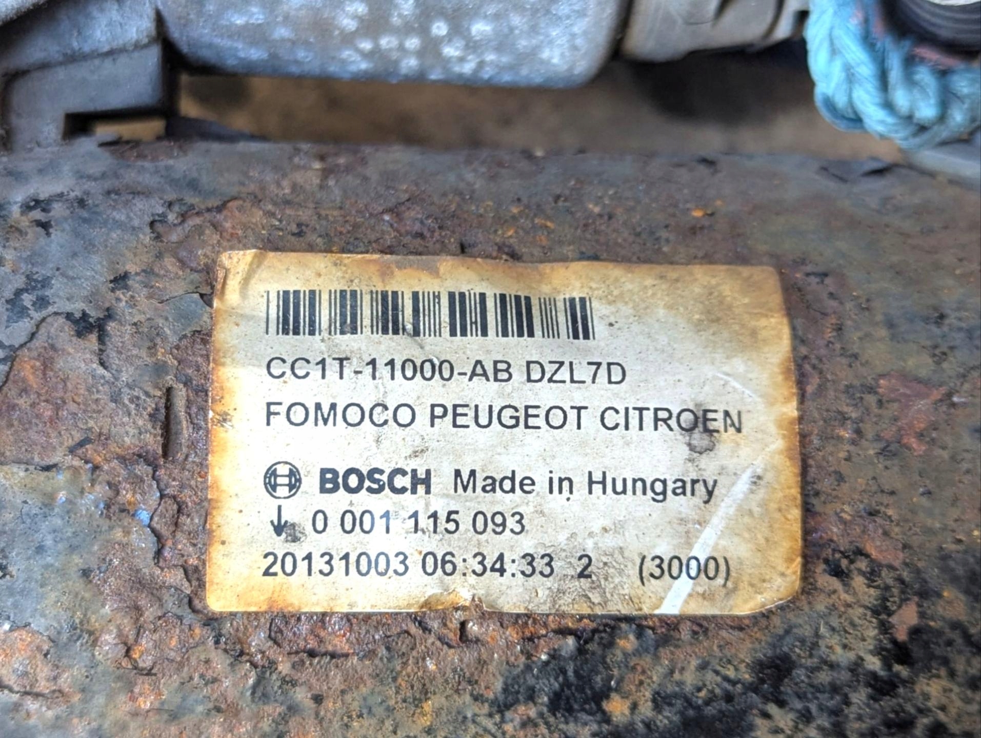 starter Peugeot Boxer 2 250 2013 CC1T-11000-AB
