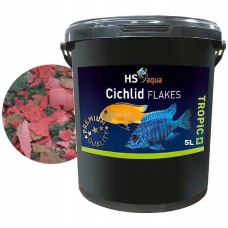 Osi Hs Aqua Cichlid Flakes 5000ML 5L 900g Krmivo Pro Ryby a cichlidy