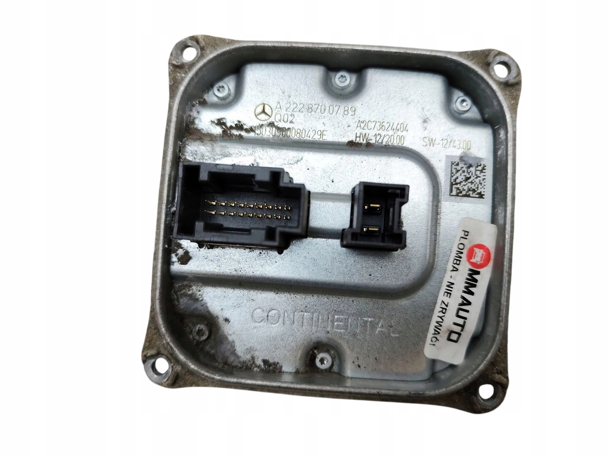 control unit module LED MERCEDES W212 S212 A2228700789