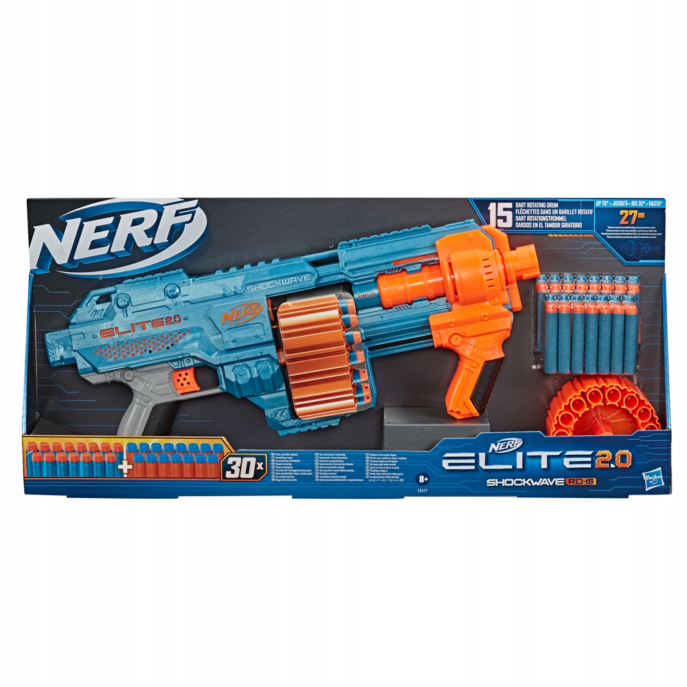 NERF Elite 2.0 Shockwave RD-15 E9527 Kod producenta E9527