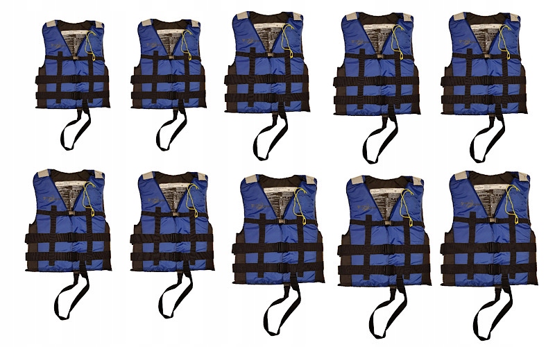 Set 10x Kapok Rybářská Zajišťovací Vesta Na Kajak Loď Loďka Maskáčový