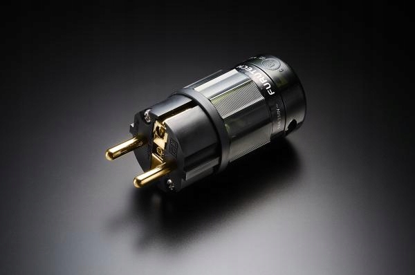 Napájací konektor Furutech FI-E38 (g) zlatý Schuko