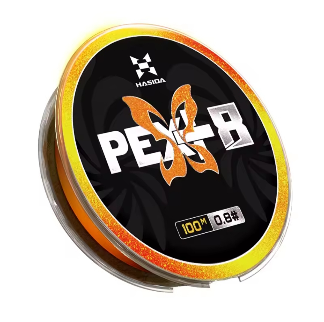 Plecionka Wędkarska Hasida Presso Spining 8 splotowa 0,13mm 0.6# Mocna 100m