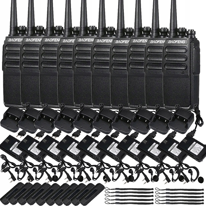 BAOFENG C3 WALKIE TALKIE PMR коротковолновые 10 шт.